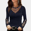 Langarmshirt mit Spitzeneinsatz | Elegant & Verführerisch | Für besondere Momente