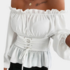 Carmenbluse mit Schnürmieder | Corset Style | Verspielt & Verführerisch