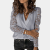 Bluse mit Spitzendetails & V-Ausschnitt | Romantic Chic | Feminin & Edel
