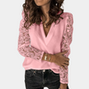 Bluse mit Spitzendetails & V-Ausschnitt | Romantic Chic | Feminin & Edel
