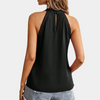 Ärmellose Bluse mit Spitzeneinsatz | Elegant & Feminin | Sommerklassiker mit Chic