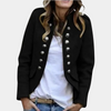 Military-Jacke mit Zierknöpfen | Urban Edge | Cool &a Strukturiert