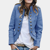 Military-Jacke mit Zierknöpfen | Urban Edge | Cool &a Strukturiert
