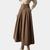 Eleganter Faltenrock aus Wollmischung | High-Waist | Vintage-Charme