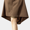 Eleganter Faltenrock aus Wollmischung | High-Waist | Vintage-Charme