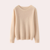 Eleganter Strickpullover | Dezente Details | Alltagsklassiker