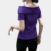 Carmen-Shirt mit Broschen-Detail | Glam Chic | Elegant & Feminin