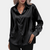 Satinbluse mit Hemdkragen | Glanzvoll & Elegant | Klassischer Chic