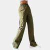 Cargohose mit weitem Bein | Urbaner Utility-Schnitt | Streetwear-Essential in Khaki