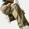 Cargohose mit weitem Bein | Urbaner Utility-Schnitt | Streetwear-Essential in Khaki