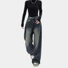 Dark Wash Baggy Jeans | Wide-Leg Revival | Retro Streetstyle Essential