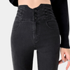 High-Waist Skinny Jeans mit Knopfleiste | Shaping Fit | Urban Denim Vibe
