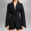Cape-Blazer mit Taillengürtel | Modern & Elegant | Fashion-Statement mit Struktur
