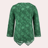 Velours-Langarmshirt mit Zipfelsaum | Edel & Komfortabel | Lässiger Glamour