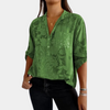 Bluse mit Ton-in-Ton-Blumenmuster | Soft Elegance | Leicht & Feminin