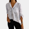 Bluse mit Ton-in-Ton-Blumenmuster | Soft Elegance | Leicht & Feminin