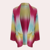 Offener Cardigan mit Farbverlauf | Bunt & Bequem | Sommer-Vibes pur