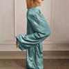 Satin Palazzo Hose | Glamour-Glow | Eleganz in fließender Silhouette