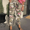 Camo Print Jogger mit Pink-Details | Casual Street Style | Statement Pants