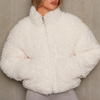 Teddyfell-Bomberjacke | Kuschelig & Stylisch | Freizeit & Alltag | Weiches Material