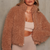Teddyfell-Bomberjacke | Kuschelig & Stylisch | Freizeit & Alltag | Weiches Material