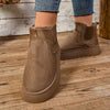 Gefütterte Ankle-Boots mit Plateau | Warm und Stylisch | Perfekt für Winter