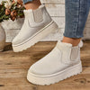 Gefütterte Ankle-Boots mit Plateau | Warm und Stylisch | Perfekt für Winter