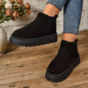 Gefütterte Ankle-Boots mit Plateau | Warm und Stylisch | Perfekt für Winter