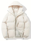 Kurz geschnittene Steppjacke mit Kapuze | Wärmend und Modern | Perfekt für Winter