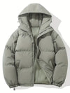 Kurz geschnittene Steppjacke mit Kapuze | Wärmend und Modern | Perfekt für Winter