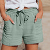 Baumwoll-Musselin Shorts | Kordelzug & Taschen | Lässig & Luftig