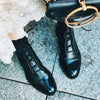 Schnürstiefel aus Leder | Klassisch & Elegant | Rutschfeste Sohle