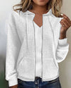 Strickjacke im Karomuster | Lässiger Stil | Alltagstauglich | Weiches Material