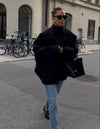 Oversized Wolljacke mit Knopfleiste | Zeitlos & Vielseitig | Perfekt für Übergangszeiten