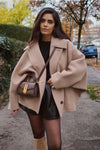 Oversized Wolljacke mit Knopfleiste | Zeitlos & Vielseitig | Perfekt für Übergangszeiten