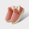 Sherpa-Gefütterte Cord-Slipper | Weich & Warm | Rutschfeste Sohle