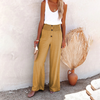 Leinen Palazzo Hose | High Waist | Boho Chic Must-Have