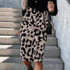 Leopard Print Midirock | Satin-Style | Animal Chic für Day & Night