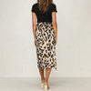 Leopard Print Midirock | Satin-Style | Animal Chic für Day & Night