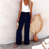 Leinen Palazzo Hose | High Waist | Boho Chic Must-Have