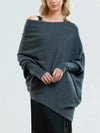 Asymmetrischer Pullover mit Off-Shoulder-Design | Femininer Stil | Perfekt für Freizeit und Abendlooks