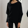 Asymmetrischer Pullover mit Off-Shoulder-Design | Femininer Stil | Perfekt für Freizeit und Abendlooks