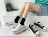 Klassische Canvas-Sneaker mit Plateau | Lässig & Bequem | Perfekt für Alltag & Freizeit