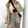 Karierte Overshirt-Jacke | Lässig & Stylisch | Freizeit & Übergangszeit | Weiches Material
