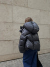 Oversized Steppjacke mit hohem Kragen | Trendig & Warm | Perfekt für Wintertage