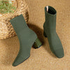 Damen-Sockenstiefel mit Blockabsatz | Modisch | Komfortabel und Vielseitig