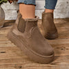 Gefütterte Ankle-Boots mit Plateau | Warm und Stylisch | Perfekt für Winter