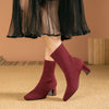 Damen-Sockenstiefel mit Blockabsatz | Modisch | Komfortabel und Vielseitig