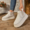 Gefütterte Ankle-Boots mit Plateau | Warm und Stylisch | Perfekt für Winter