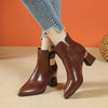 Stiefeletten | Elegantes Metall-Detail | Alltag &Anlässe | Premium-Leder